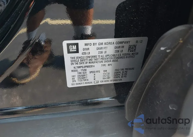 KL79MPSL8PB002814: 43038387