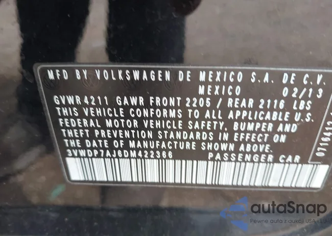 3VWDP7AJ6DM422366: 43038467