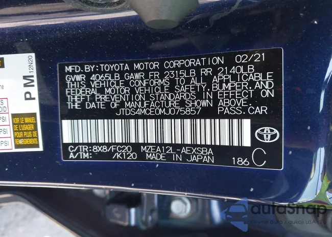 JTDS4MCE0MJ075857: 43038654