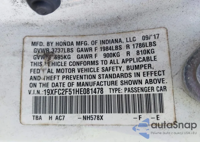 19XFC2F51HE081478: 43037954