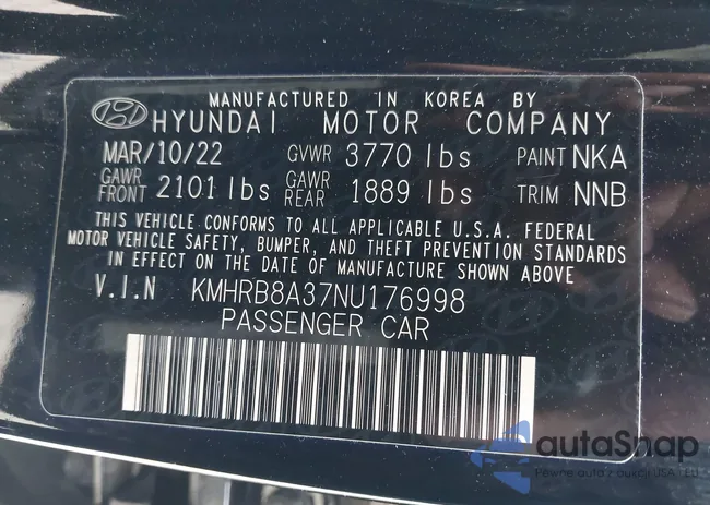 KMHRB8A37NU176998: 43037990