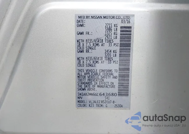 5N1AR2MN6GC643680: 43039569