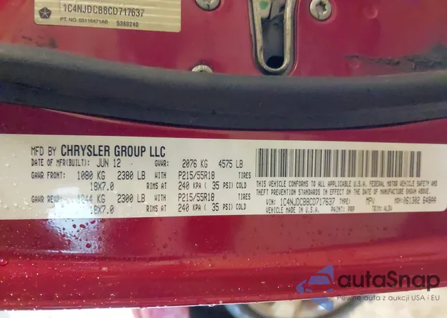 1C4NJDCB8CD717637: 43039846