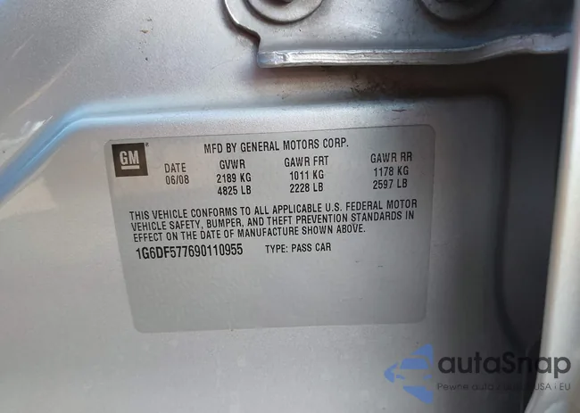 1G6DF577690110955: 43038869