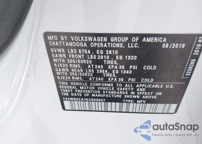 1V2WR2CA7KC593937: 43039114