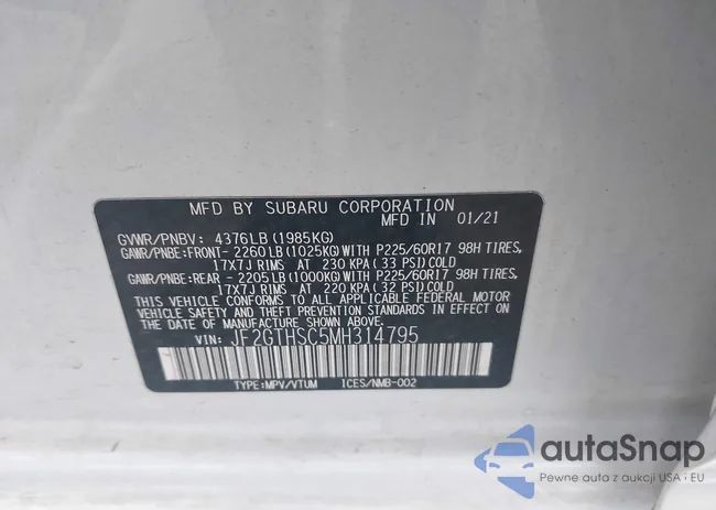 JF2GTHSC5MH314795: 43039141