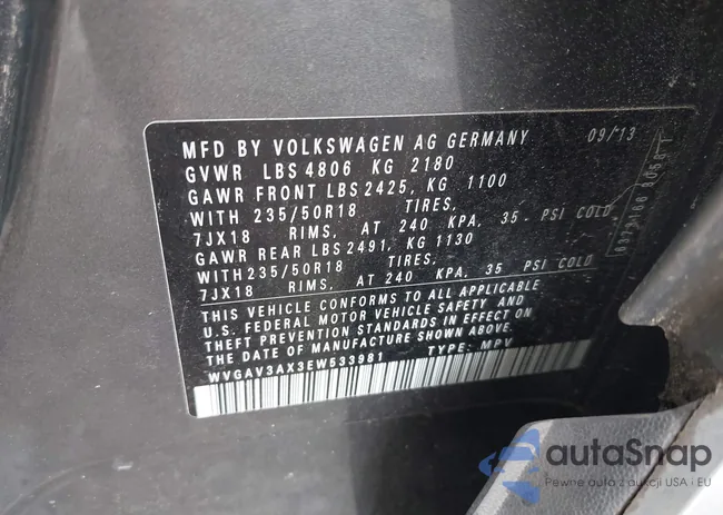 WVGAV3AX3EW533981: 43040377