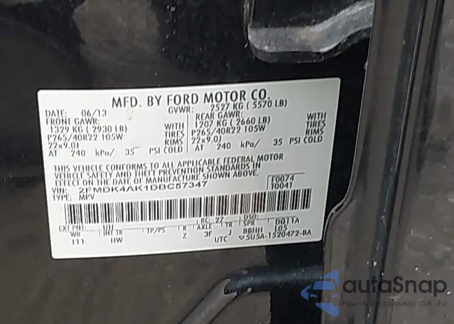 2FMDK4AK1DBC57347: 43040101