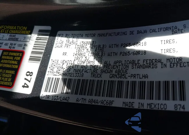 3TMGZ5AN4KM213318: 43041490