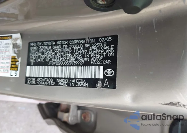 JTDKB20U853039927: 43041049