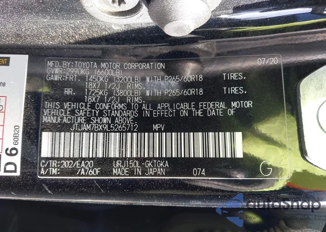 JTJAM7BX9L5265712: 43041105