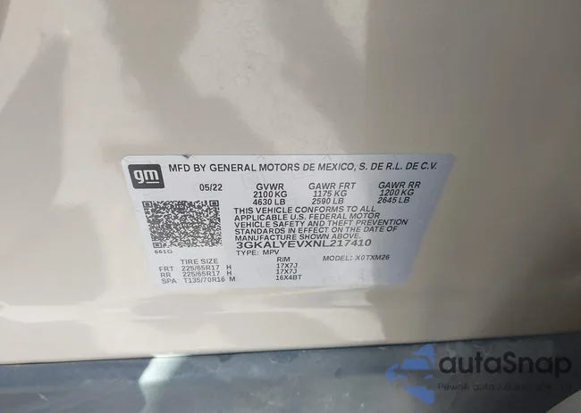 3GKALYEVXNL217410: 43042388