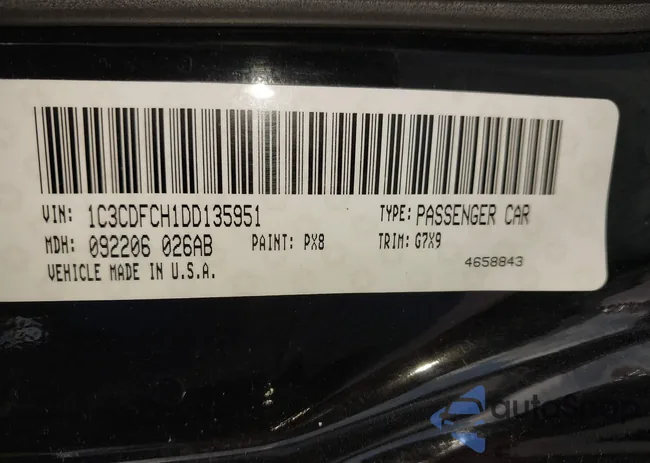 1C3CDFCH1DD135951: 43042487