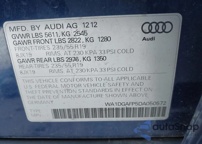 WA1DGAFP5DA050572: 43042553