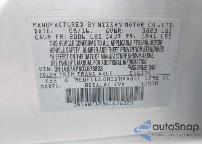 3N1AB7AP8GL678823: 43041858