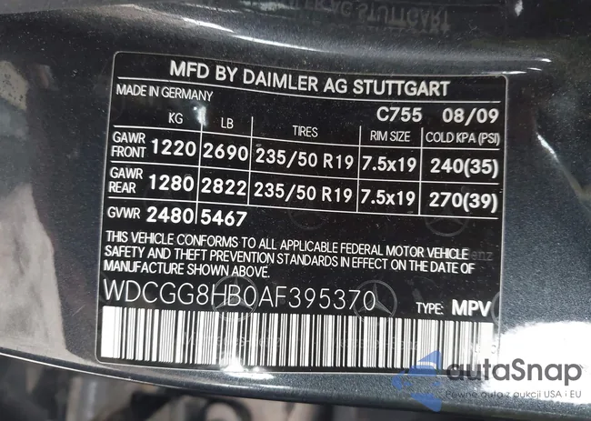 WDCGG8HB0AF395370: 43042076