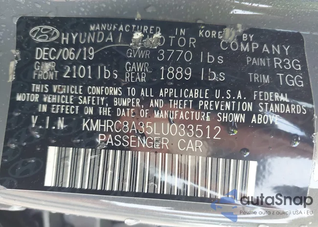 KMHRC8A35LU033512: 43043347