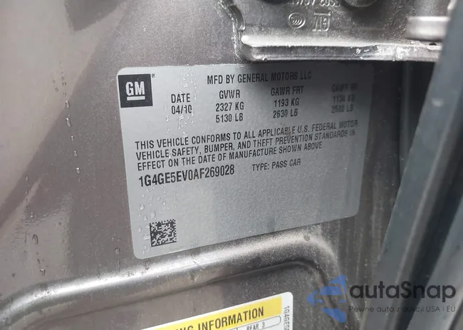 1G4GE5EV0AF269028: 43043676