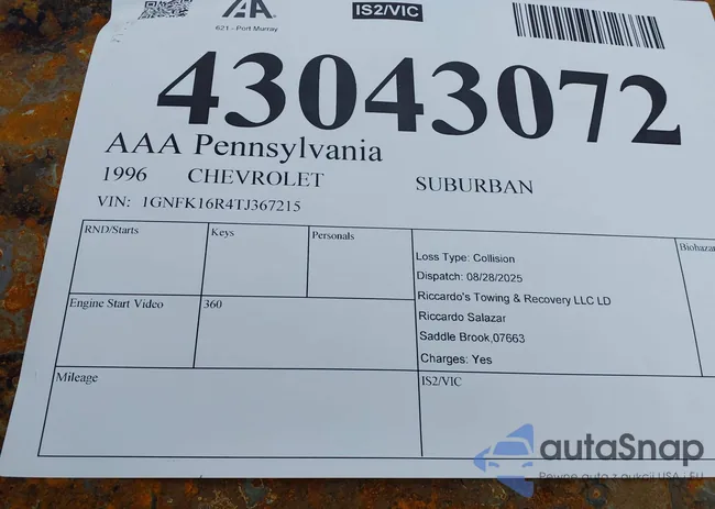 1GNFK16R4TJ367215: 43043072