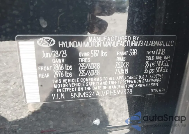 5NMS24AJ7P8599328: 43043245