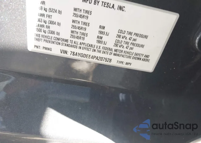 7SAYGDEE4PA207528: 43043253