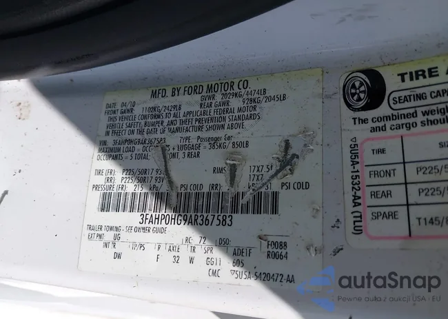 3FAHP0HG9AR367583: 43044395