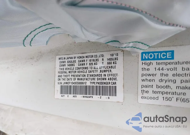 JHMZF1D43ES000612: 43044582