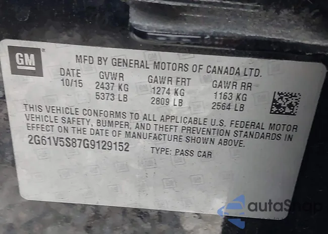 2G61V5S87G9129152: 43043864