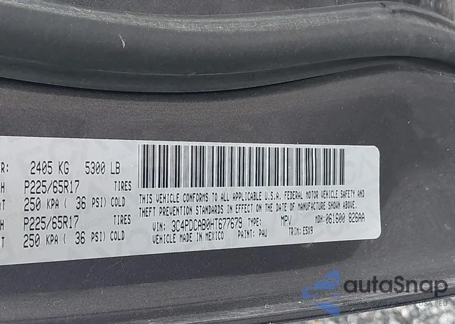 3C4PDCAB0HT677679: 43043880