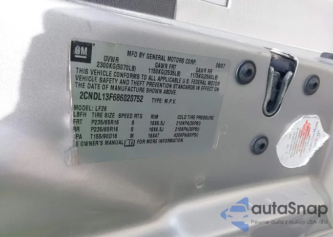 2CNDL13F686020752: 43043953