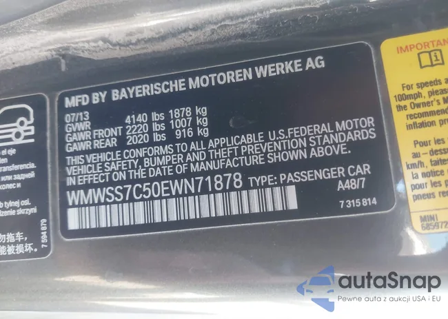 WMWSS7C50EWN71878: 43045299