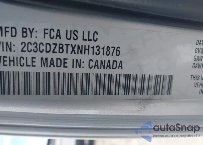 2C3CDZBTXNH131876: 43045338