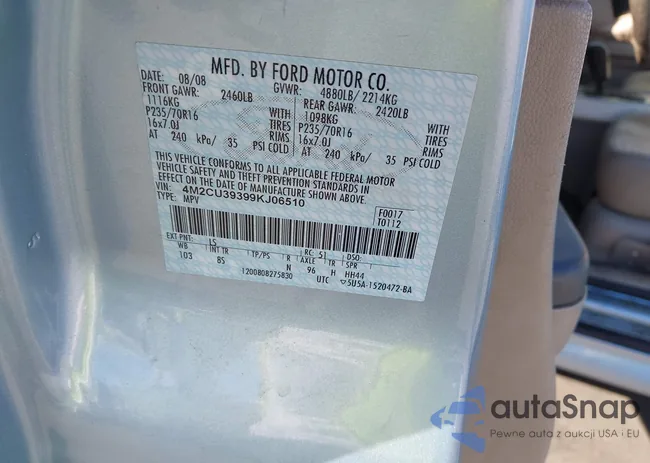 4M2CU39399KJ06510: 43045702