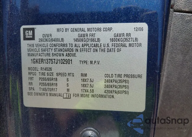 1GKER13757J102901: 43045846