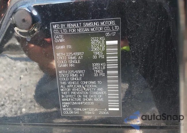 KNMAT2MV4HP583138: 43046324