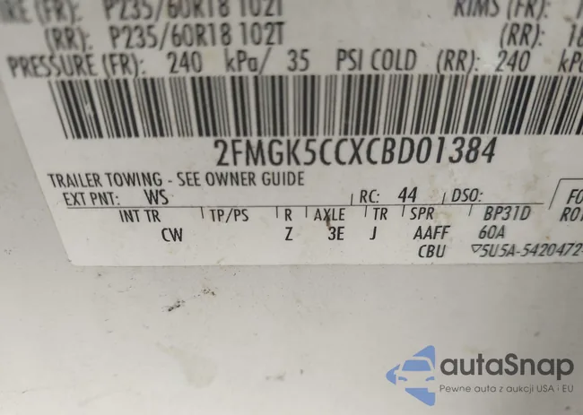 2FMGK5CCXCBD01384: 43046525