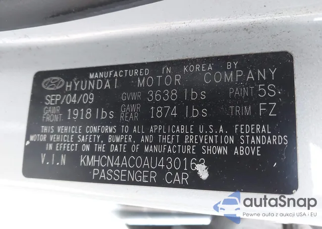 KMHCN4AC0AU430163: 43046529