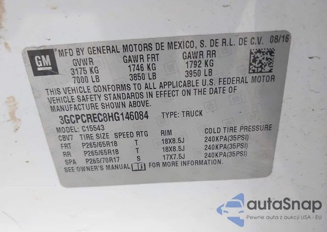 3GCPCREC8HG146084: 43046543