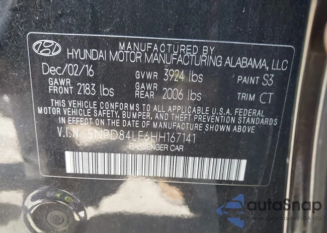 5NPD84LF6HH167141: 43046573