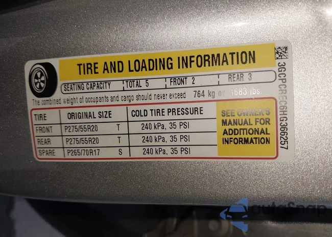 3GCPCREC6HG366257: 43046609