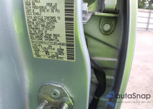 5N1ED28Y61C535488: 43046703