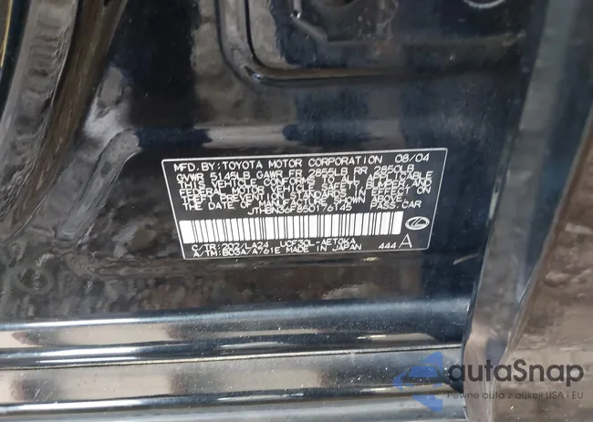 JTHBN36F850176145: 43046041