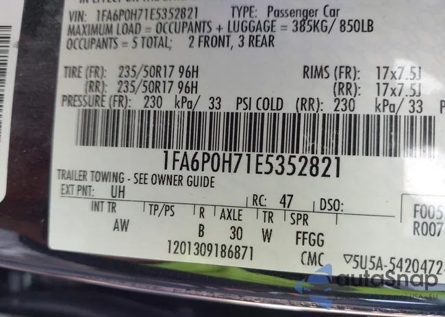 1FA6P0H71E5352821: 43046097