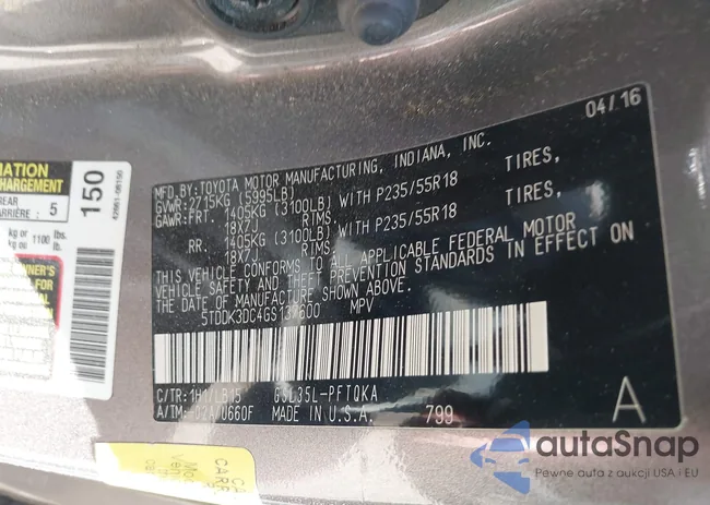 5TDDK3DC4GS137600: 43046111