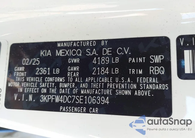 3KPFW4DC7SE106394: 43047724