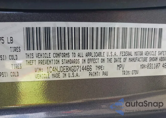 1C4NJDEBXGD714466: 43046910