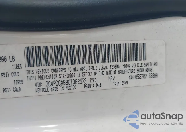 3C4PDCAB8CT362573: 43047241