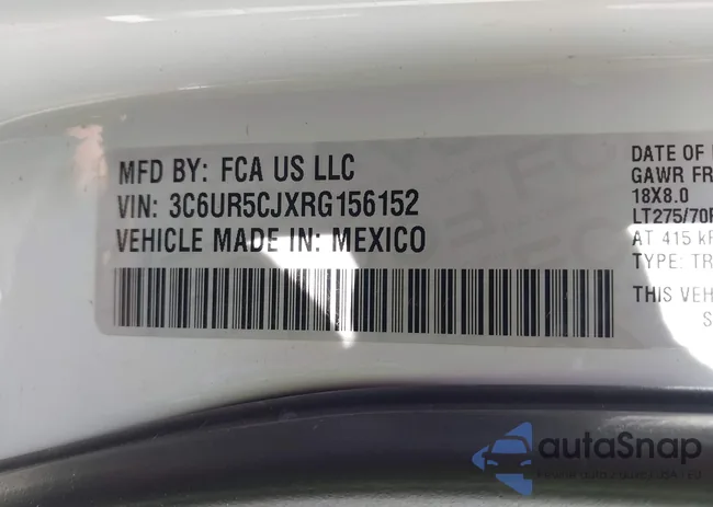 3C6UR5CJXRG156152: 43048375