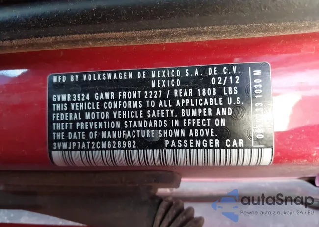 3VWJP7AT2CM628982: 43048599