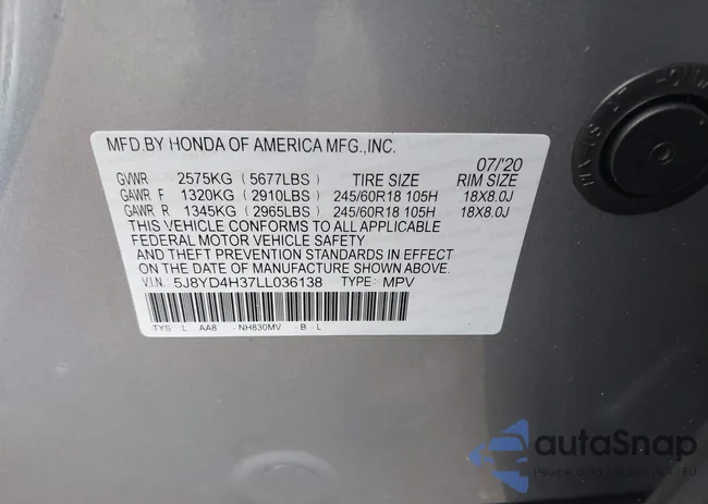 5J8YD4H37LL036138: 43048601